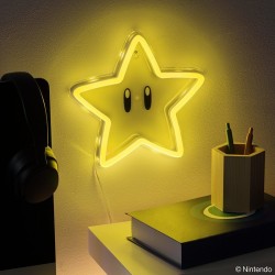 Paladone - Super Mario - Star Wall Mountable Led Neon Light